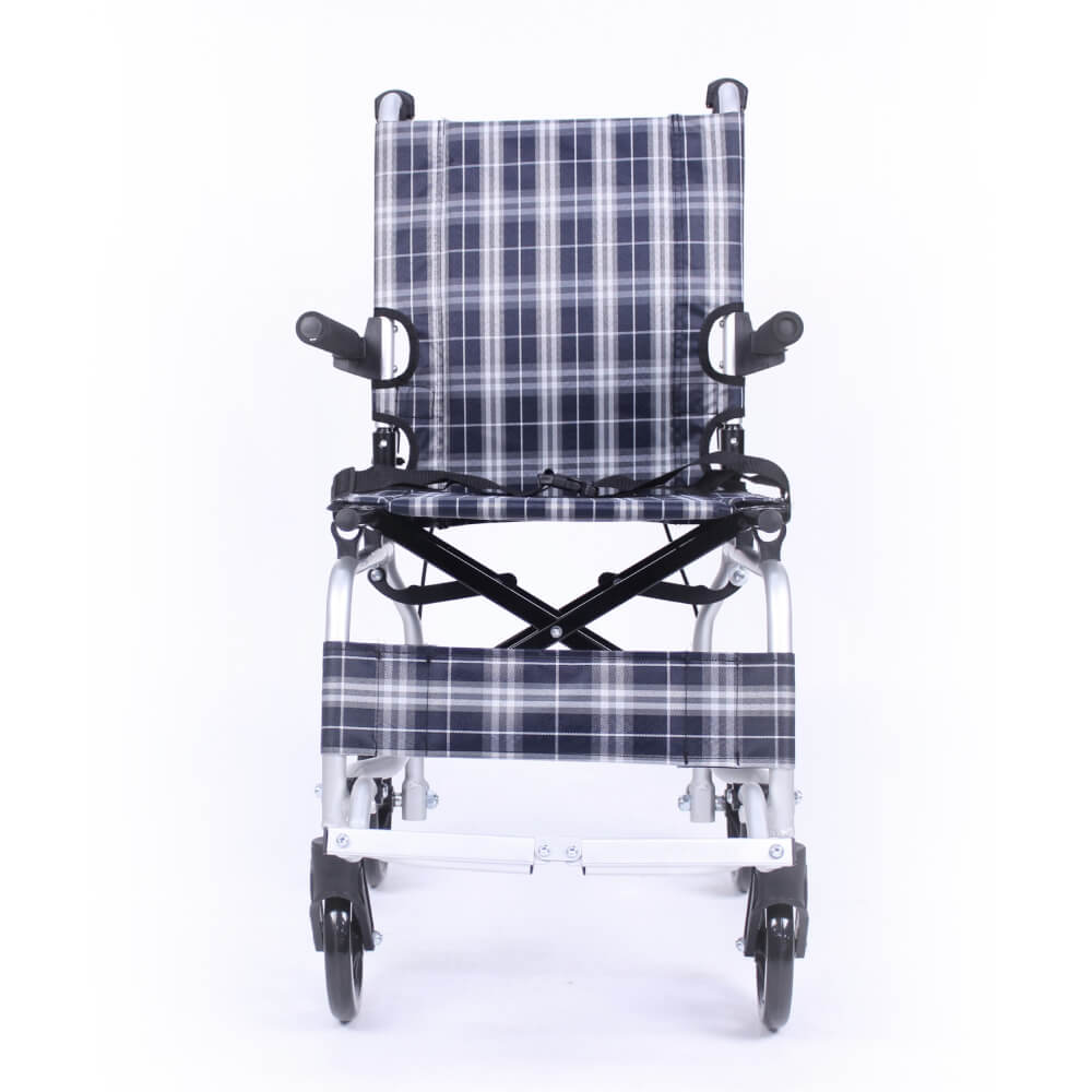 รถเข็นวีลเชร์ MEDILA VOYAGE DY019003LABJ อลูมิเนียม น้ำหนักเบา (ขึ้นเครื่องบินได้) _3